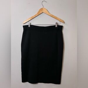 Rachel Rachel Roy Black Pencil Sweater Skirt Women's Size 0X
